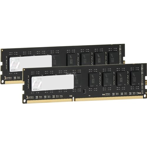 G.Skill F3-1600C11D-8GNS Arbeitsspeicher 8GB (1600MHz, CL11, 2X 4GB) DDR3-RAM von G.SKILL