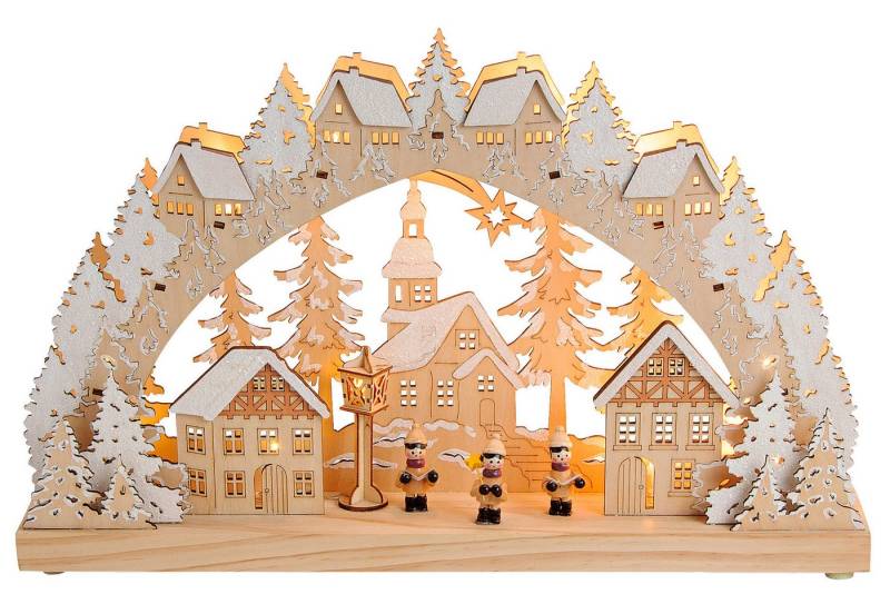 G.Wurm GmbH LED Schwibbogen Schwibbogen Kirche im Winterwald mit LED Beleuchtung aus Holz G.Wurm GmbH LED Schwibbogen Schwibbogen Kirche im Winterwald mit LED Beleuchtung aus Holz von G.Wurm GmbH