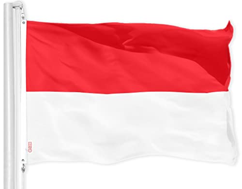 G128 Indonesische Flagge | 90 x 150 cm | bedruckt 150D – für drinnen und draußen, lebendige Farben, Messingösen, hochwertiges Polyester, viel dicker haltbarer als 100D 75D Polyester G128 Indonesische Flagge | 90 x 150 cm | bedruckt 150D – für drinnen und draußen, lebendige Farben, Messingösen, hochwertiges Polyester, viel dicker haltbarer als 100D 75D Polyester von G128