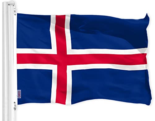G128 Island Icelandic Flag 3x5 ft Printed messingösen 150d Polyester qualität Flagge innen/außen - viel Dicker haltbarer als 100d 75d Polyester G128 Island Icelandic Flag 3x5 ft Printed messingösen 150d Polyester qualität Flagge innen/außen - viel Dicker haltbarer als 100d 75d Polyester von G128