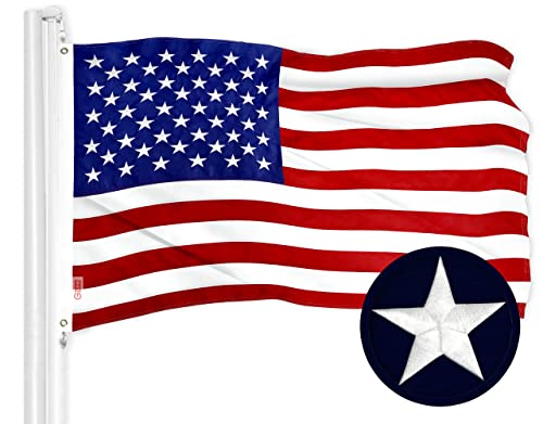 G128 American usa us-Flagge 3x5 ft gestickte Sterne genäht Streifen messingösen von G128