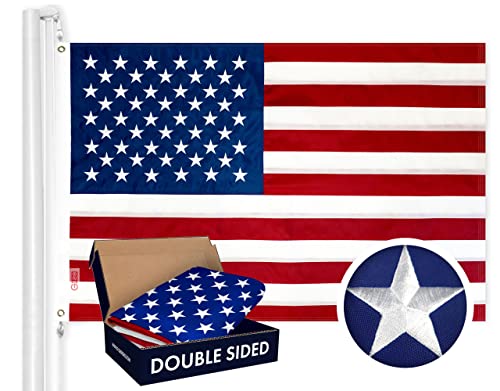 G128 amerikanische Flagge usa-Flagge 3x5 ft Double Sided gestickte Sterne genäht Streifen messingösen us-Flagge von G128