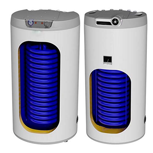 Warmwasserspeicher mit 1 Wärmetauscher, Standspeicher, Unterstellspeicher Boiler Sicherheitsventil - 100 Liter von G2 Energy Systems
