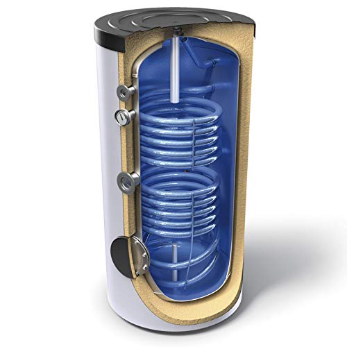 Warmwasserspeicher, Standspeicher, Elektrospeicher 200 Liter mit 2 Heizregister, Energieeffizienzklasse B… von G2 Energy Systems
