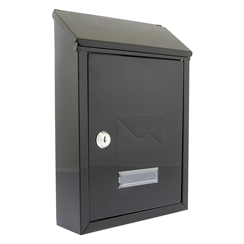 Avon-Stahlbriefkasten 001 der G2 Trading Company in Schwarz von BURG-WÄCHTER