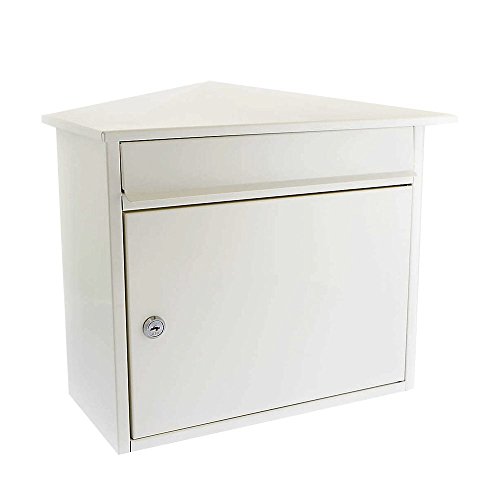 Burg-Wachter MB15 Briefkasten aus verzinktem Stahl, groß, 36 x 35 x 20 cm, Weiß Burg-Wachter MB15 Briefkasten aus verzinktem Stahl, groß, 36 x 35 x 20 cm, Weiß von Sterling