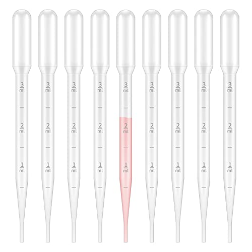 G2PLUS Transferpipetten Pipette Dropper Pipetten Einwegpipetten 3 ml Transferpipetten aus Kunststoff,100 Stück von G2PLUS