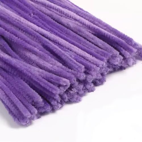 G2PLUS Dunkellila Pfeifenreiniger 6mm, 100 Stück Pfeifenputzer zum Basteln, Pfeifenputzer für Blumen Pfeifenreiniger, 30cm Chenilledraht für Kinder zum Basteln und Dekorieren G2PLUS Dunkellila Pfeifenreiniger 6mm, 100 Stück Pfeifenputzer zum Basteln, Pfeifenputzer für Blumen Pfeifenreiniger, 30cm Chenilledraht für Kinder zum Basteln und Dekorieren von G2PLUS