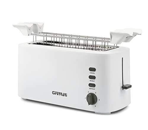 G3 Ferrari G10142 Toaster Große Scheiben "Essential Toast", 1500 W, 4 Toast, Weiß von G3 Ferrari