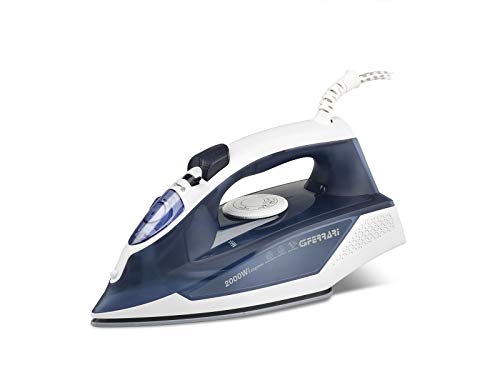 G3 Ferrari G40014 Opera Dampfbügeleisen, 2000 W, Keramiksohle, 230 ml Wassertank, Dampfstoß 90 g/min, Sprühfunktion, Blau von G3 Ferrari