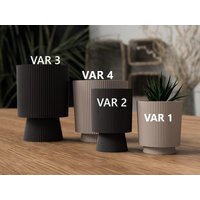 Pflanztopf Mit Tropfbehälter | 4 Varianten 3D Druck von G3DprintsDE