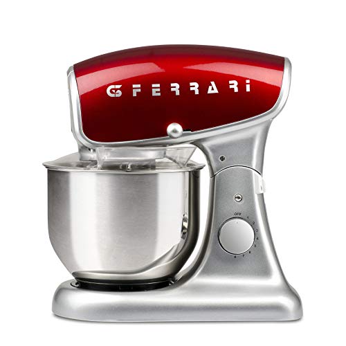 G3 Ferrari G2007506 Pastaio Deluxe Professioneller Kneter, 5,2 Liter, 1200 W, Rot/Silber von G3 Ferrari