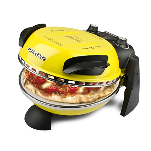 G3 Ferrari G3 Ferrari G10006 Delizia Pizzaofen, 1200 W, 1 Liter, 0 Dezibel, Edelstahl, Gelb [Energieeffizienzklasse A] von G3 Ferrari