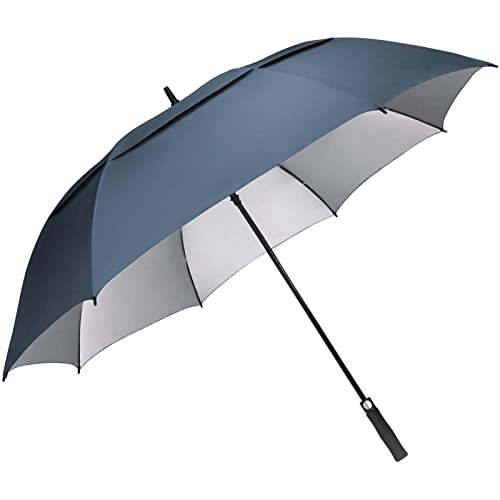 G4Free 54/62/68 Zoll Extra Großer Winddichter Golfschirm UV-Schutz Automatisches Öffnen Doppeldach Belüfteter Sonnen- Regenschirm Übergroße Stockschirme von G4Free
