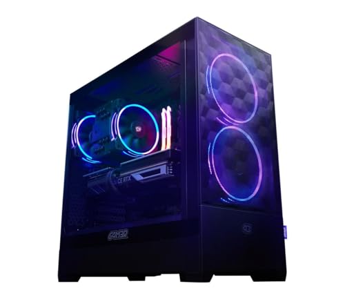 G4M3R® Hero Gaming-PC Desktop | Intel Core i5-14400F | GeForce RTX 4060 | 32 GB RAM DDR5 6000 MHz | 1TB SSD M.2 | ARGB-LED-Beleuchtung | Wi-Fi 6E | Ohne System von G4M3R