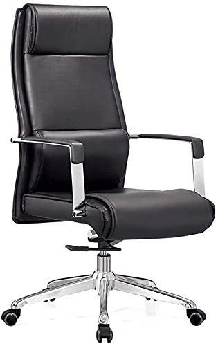 GAAHRQQQ Bürostuhl, ergonomischer Chefstuhl, Heimstudium, Computerstuhl, Lederstuhl (Farbe: B) (D) von GAAHRQQQ