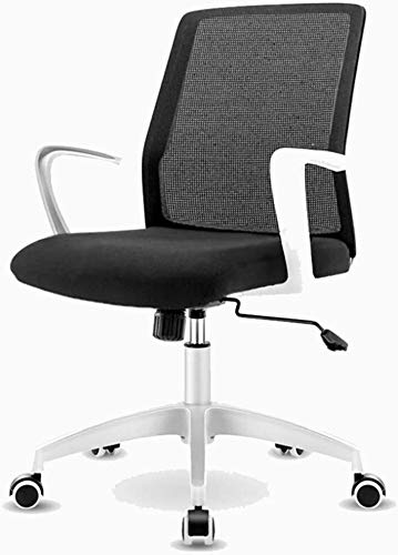 GAAHRQQQ Bürostuhl aus Netzstoff, ergonomischer Computer-Arbeitsstuhl (Farbe: Weiß) von GAAHRQQQ