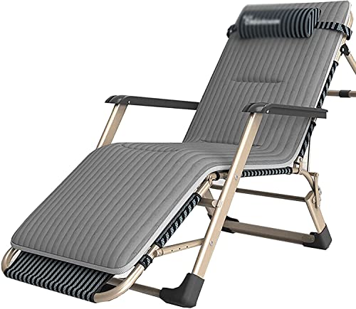 GAAHRQQQ Cajolg Stuhl Liegestuhl Klappstuhl Sonnenliege mit verstellbarem Winkel Loungesessel für Hof und Terrasse von GAAHRQQQ