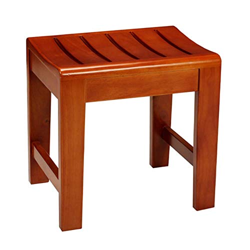 GAAHRQQQ Duschhocker aus Holz, Badezimmerhocker, rutschfest, wasserdicht, Badezimmer-Aufbewahrungsregal für drinnen und draußen, 403040 cm GAAHRQQQ Duschhocker aus Holz, Badezimmerhocker, rutschfest, wasserdicht, Badezimmer-Aufbewahrungsregal für drinnen und draußen, 403040 cm von GAAHRQQQ