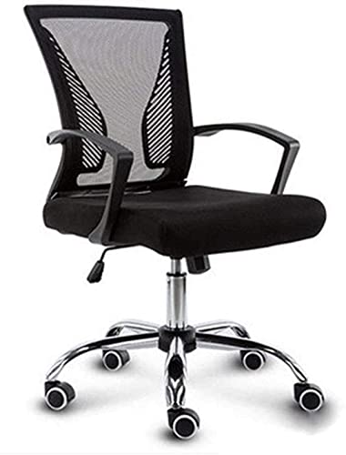 GAAHRQQQ Stühle Bürostühle Chefbüro-Rollstühle Konferenz-Business-Stühle Bequeme und atmungsaktive Gaming-Stühle (Farbe: Grün, Größe: 91) (Schwarz 91) von GAAHRQQQ