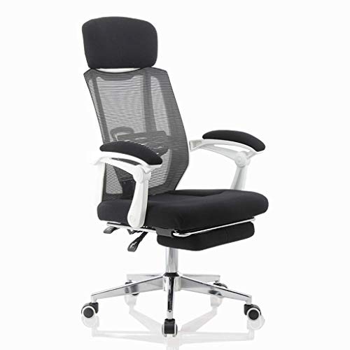 GAAHRQQQ Stühle Computerstuhl mit Liegestuhl, Bürostuhl, Spielstuhl, ergonomisch, sitzend, bequeme Taillenstütze, Boss-Stuhl (Farbe: C) (B) von GAAHRQQQ