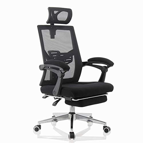 GAAHRQQQ Stühle Computerstuhl mit Liegestuhl, Bürostuhl, Spielstuhl, ergonomisch, sitzend, bequeme Taillenstütze, Chefsstuhl (Farbe: C) (C1) von GAAHRQQQ