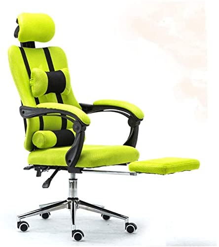 GAAHRQQQ Stuhl Racing Bürostuhl Ergonomischer Hochlehner Spielstuhl (Farbe: C, Größe: mit Fußhocker) (Farbe: C, Größe: keine Fußstütze) (C mit Fußstütze) von GAAHRQQQ