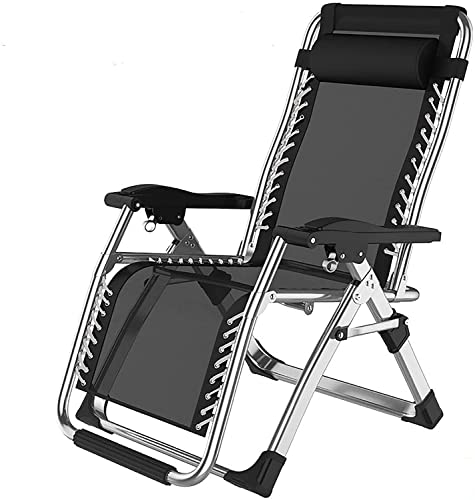 GAAHRQQQ Zero Chair Klappstuhl, verstellbarer Winkel, zusammenklappbar, für Strand, Terrasse, Garten, Camping, Outdoor, C (Farbe: B) (A) von GAAHRQQQ