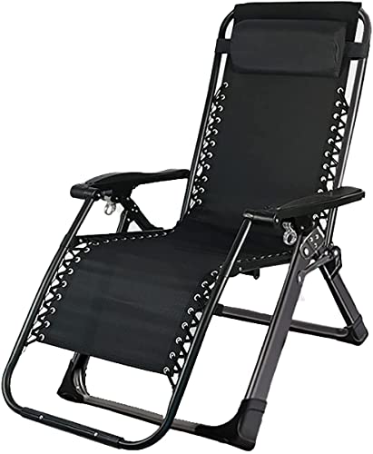 GAAHRQQQ Zero Chair Verstellbarer Winkel, zusammenklappbar, Liegestuhl, leicht zu tragen, für Strand, Terrasse, Garten, Camping, Outdoor, E (Farbe: K) (B) von GAAHRQQQ