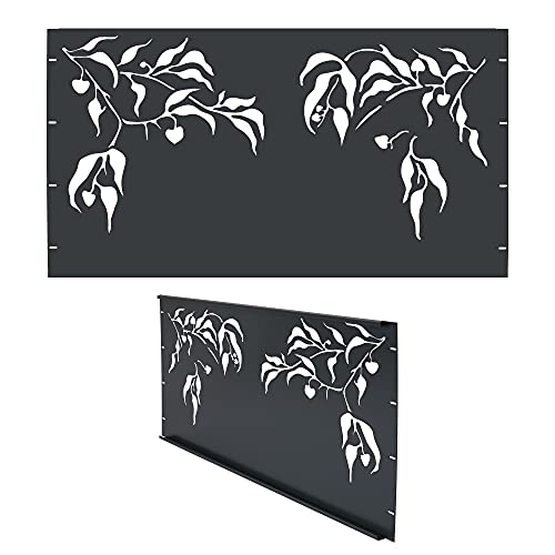 GABIO anthrazit ZE Zaunelement Tree 160x90cm von GABIO