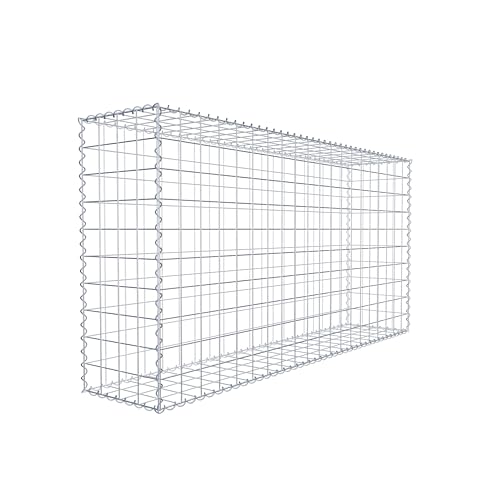 GABIONA - Gabione 200 x 100 x 40 cm - Gabionenkorb mit Maschenweite 10x10 cm - Wetterfester Drahtkorb mit Spiralverschluss GABIONA - Gabione 200 x 100 x 40 cm - Gabionenkorb mit Maschenweite 10x10 cm - Wetterfester Drahtkorb mit Spiralverschluss von Gabiona