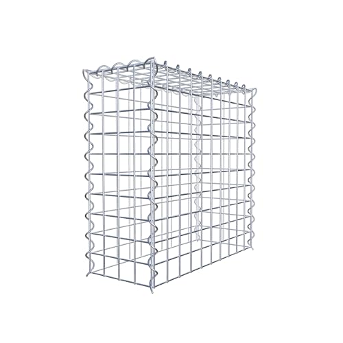 GABIONA - Gabione 50 x 50 x 20 cm - Gabionenkorb mit Maschenweite 5x5 cm - Anbau-Korb Typ 3 (ohne Bodengitter) von Gabiona