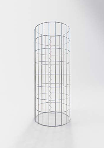 GABIONA - Gabionensäule HxD: 80 x 32 cm - Maschenweite 5 x 10 cm - Runder, verzinkter Gabionenkorb für den Garten GABIONA - Gabionensäule HxD: 80 x 32 cm - Maschenweite 5 x 10 cm - Runder, verzinkter Gabionenkorb für den Garten von GABIONA