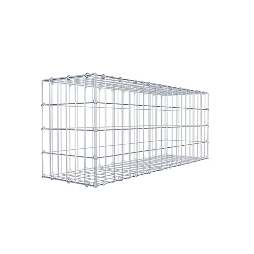 GABIONA Steinkorb-Gabione eckig, Maschenweite 5 x 10 cm, Tiefe 30 cm, Gabione 100 x 40 x 30 cm (L x H x T), C-Ring von Gabiona