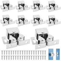 10 Stück Möbelriegel Schranktürschloss, Set für Schrankschloss, Camper, Lautloses Schloss mit Metallriegel von GABRIELLE