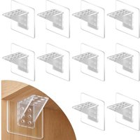 10er Set Unsichtbare Regalhalterung Selbstklebend Regalträger Wandregalhalter Regalbefestigung Ohne Bohren Schrankregalträger Für Kleiderschrank 10er Set Unsichtbare Regalhalterung Selbstklebend Regalträger Wandregalhalter Regalbefestigung Ohne Bohren Schrankregalträger Für Kleiderschrank von GABRIELLE