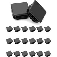 20 Stück 30 x 30 mm Klappkappen für Vierkantrohr, schwarze quadratische Endkappen aus Kunststoff für Rohr, Polyethylen 20 Stück 30 x 30 mm Klappkappen für Vierkantrohr, schwarze quadratische Endkappen aus Kunststoff für Rohr, Polyethylen von GABRIELLE