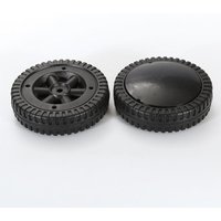 2er-Pack 6-Zoll-Ersatzräder für BBQ-Grills. Kunststoff-Ersatzräder für BBQ-Grills (schwarz). von GABRIELLE