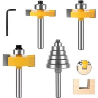 3-teiliger 8-mm-Nutfräser mit Lager für die Holzbearbeitung – Schneidwerkzeug für Türen, Tische, Regale 3-teiliger 8-mm-Nutfräser mit Lager für die Holzbearbeitung – Schneidwerkzeug für Türen, Tische, Regale von GABRIELLE