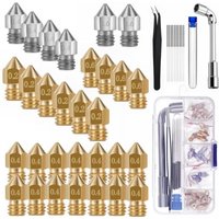 30 Stück Messingdüsen für 3D-Drucker 0,4 mm, 0,2 mm, 0,6 mm 30 Stück Messingdüsen für 3D-Drucker 0,4 mm, 0,2 mm, 0,6 mm von GABRIELLE