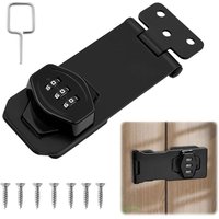 4-Zoll-Kombinationsschrankschloss, Metallschrankcodeschloss für Türen, Schränke, Fenster, Außengaragen, Gärten von GABRIELLE