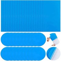 40 Stück Schwimmbad-Flicken-Reparaturset, selbstklebende PVC-Reparaturflicken, Schwimmbad-Flicken für aufblasbare Betten, Schwimmringe, Kajaks, 40 Stück Schwimmbad-Flicken-Reparaturset, selbstklebende PVC-Reparaturflicken, Schwimmbad-Flicken für aufblasbare Betten, Schwimmringe, Kajaks, von GABRIELLE