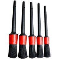 5-teiliges Auto-Reinigungsbürsten-Set mit weichen Borsten für Auto, Leder – Schwarz und Rot 5-teiliges Auto-Reinigungsbürsten-Set mit weichen Borsten für Auto, Leder – Schwarz und Rot von GABRIELLE