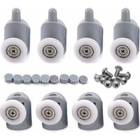 8 Stück 23 mm Lenkrolle, Lenkrolle für Duschtür, Badezimmer-Schiebetürrollen - Gabrielle 8 Stück 23 mm Lenkrolle, Lenkrolle für Duschtür, Badezimmer-Schiebetürrollen - Gabrielle von GABRIELLE