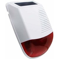 Alarmsirene, Solar-Außensirene mit LED-Blinklicht, funktioniert mit Alarmsystem - Gabrielle Alarmsirene, Solar-Außensirene mit LED-Blinklicht, funktioniert mit Alarmsystem - Gabrielle von GABRIELLE