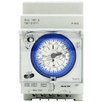 Analoge Zeitschaltuhr mit Synchronmotor und Tagesprogramm, Zeitschaltuhr, 12VAC/DC von GABRIELLE