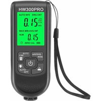 Gabrielle - Autolack-Beschichtungsdickenmessgerät Metallbeschichtungsdickenmessgerät 0-2000UM Fe- und NFe-Sonden-Messgerät (schwarz) von GABRIELLE