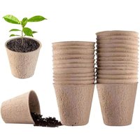 Biologisch abbaubare Anzuchttöpfe, 20er-Packung Anzuchttöpfe für Pflanzen, 5,5 cm Anzuchttopf für Setzlinge, abbaubare Pflanztöpfe, kleiner Biologisch abbaubare Anzuchttöpfe, 20er-Packung Anzuchttöpfe für Pflanzen, 5,5 cm Anzuchttopf für Setzlinge, abbaubare Pflanztöpfe, kleiner von GABRIELLE
