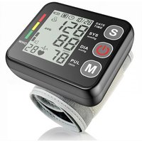 Blutdruckmessgerät, Handgelenk-Blutdruckmessgerät, Hypertonie-Monitor mit Speicherfunktion für genaue Blutdruck- und Pulsmessung, tragbar und einfach von GABRIELLE