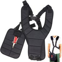 Doppelter Freischneidergurt, verstellbarer Gurt, Freischneidergurt, für Freischneider-Rasenmäher, universelles Gartenmaschinenzubehör von GABRIELLE